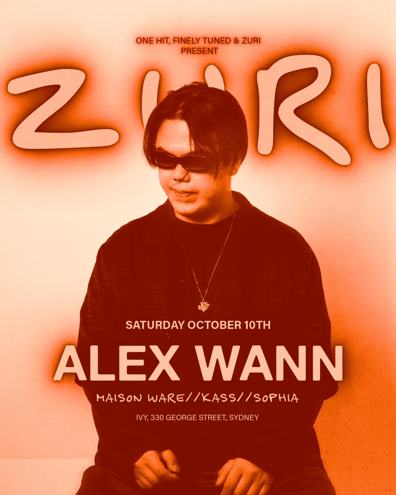 ZURI featuring Alex Wann from France on 10 October 2026